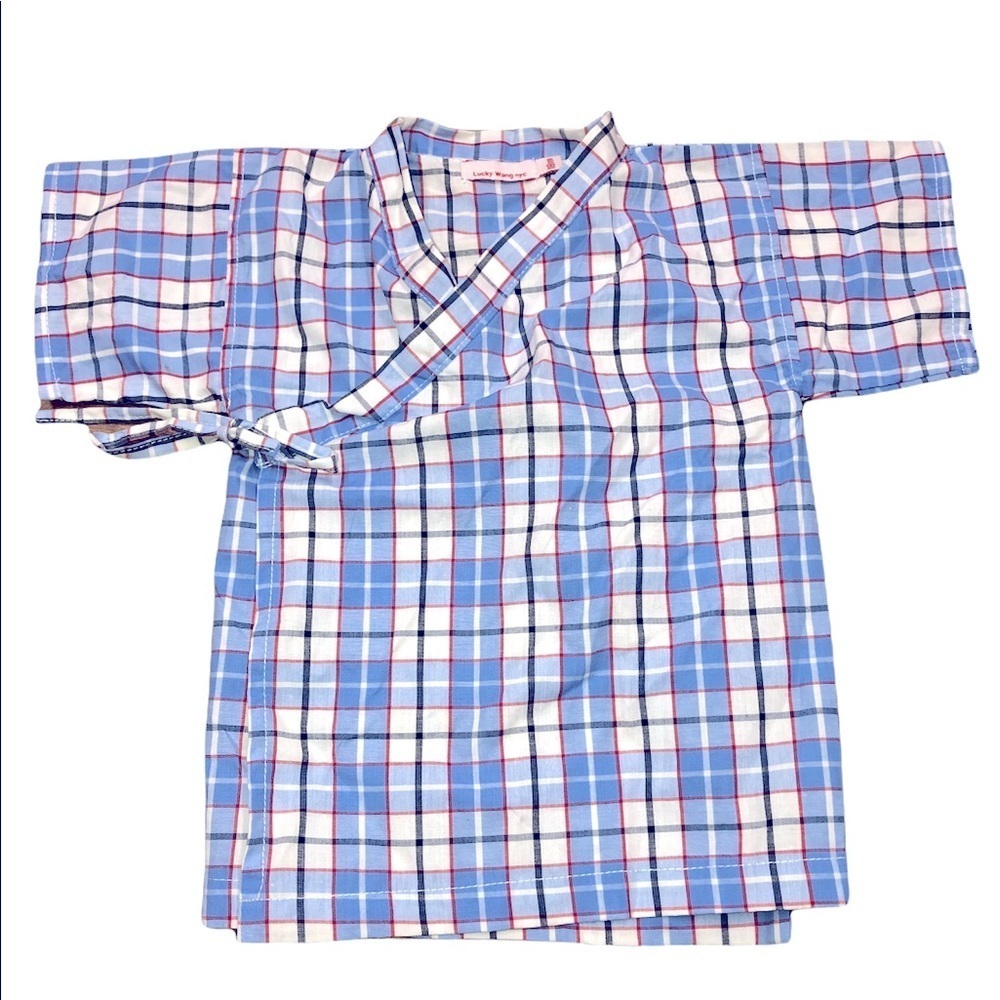Lucky Wang nyc 18 months checkered top